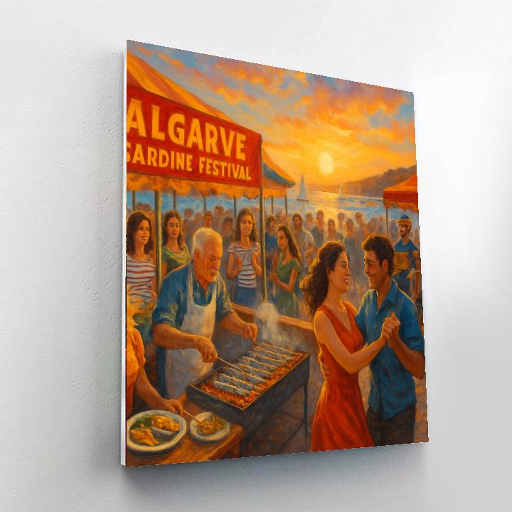 Algarve Sardine Festival - Portugal Paint By Numbers Art