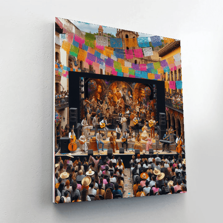 Festival Internacional De Cervantino - Guanajuato, Mexico Number Painting