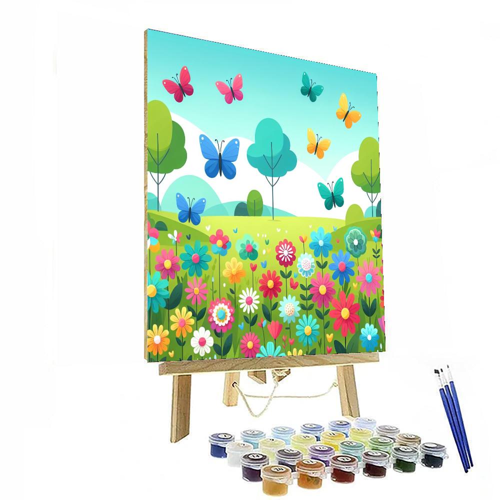 Enchanted Butterfly Journey Paint By Color