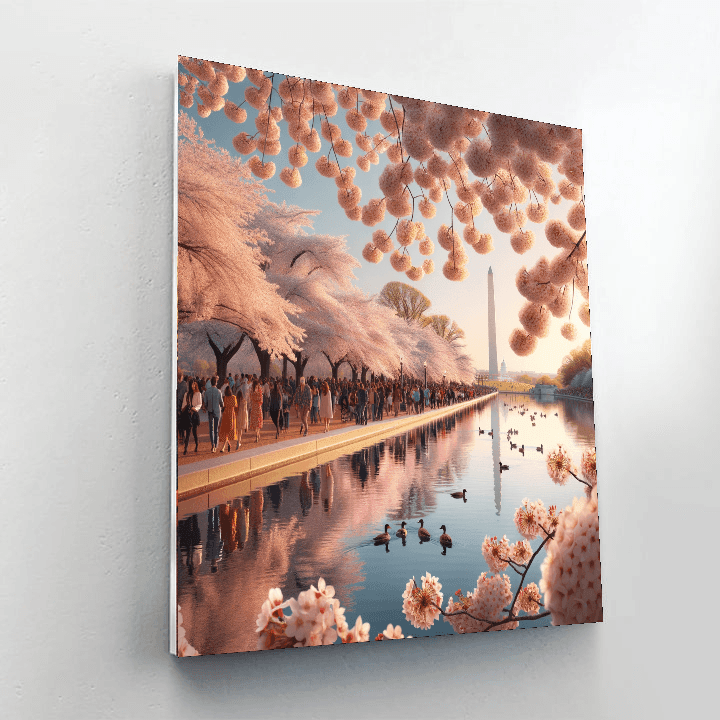 Cherry Blossom Festival - Washington D.c., Usa Paint By Number