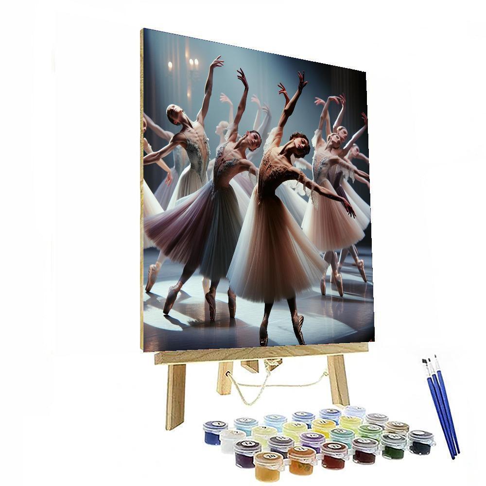 Elegant Ballet Performance DIY Paint By Numbers