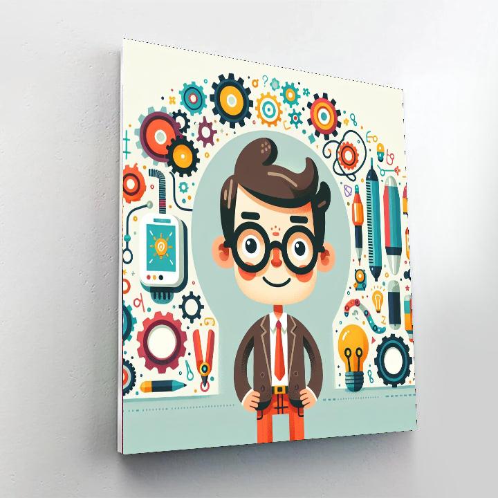 Inventor's Imaginarium Numbered Painting Kits