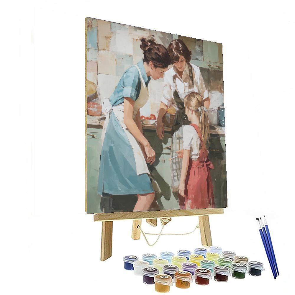 Mom's Love In Every Brushstroke Numbered Painting Kits