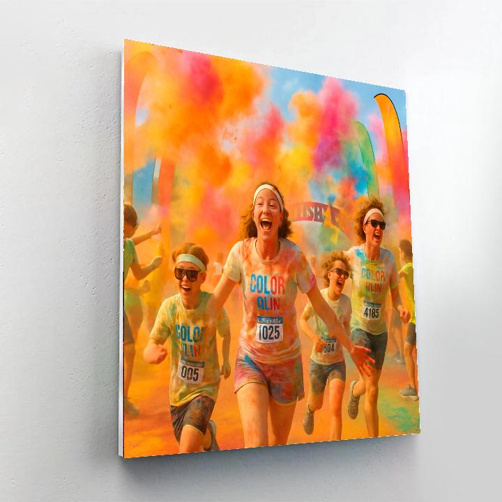 Color Run - Usa Number Painting