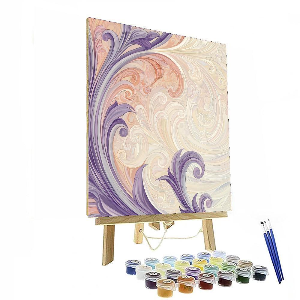 Alphonse Mucha Inspired Echoes Of Dawn  DIY Paint By Numbers