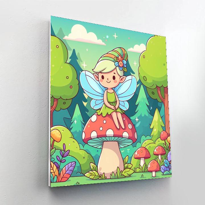 Mystical Fairy Woods DIY Paint By Numbers