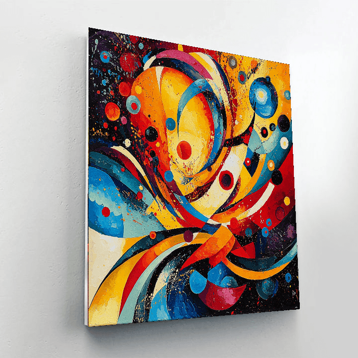 Wassily Kandinsky Inspired Abstract Moments Of Joy  Paint By Numbers Art