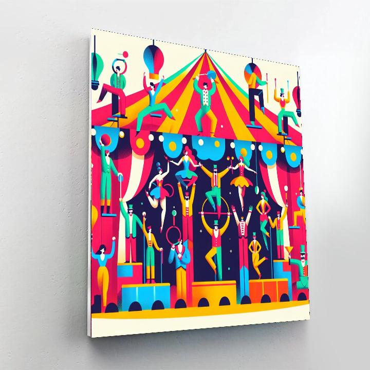 Circus Wonders Spectacle DIY Paint By Numbers