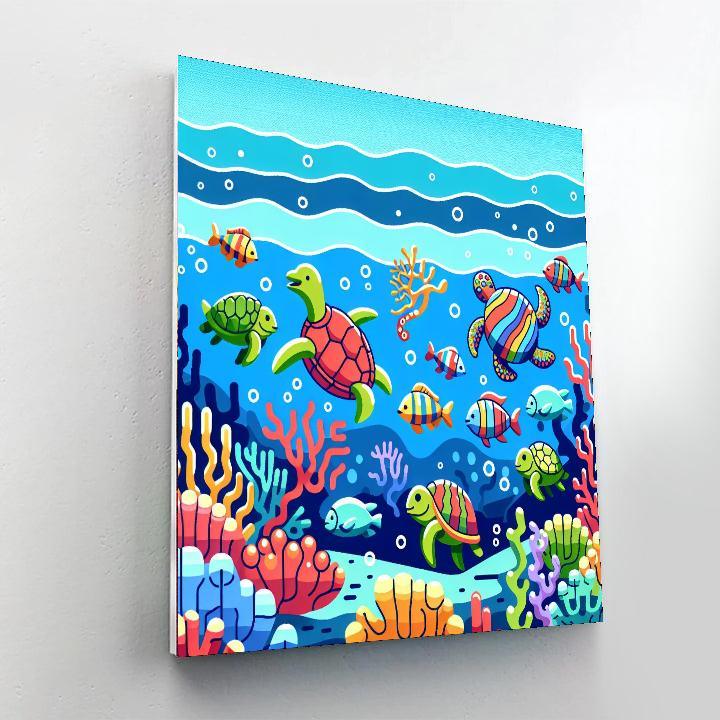 Under The Sea Gala DIY Paint By Numbers