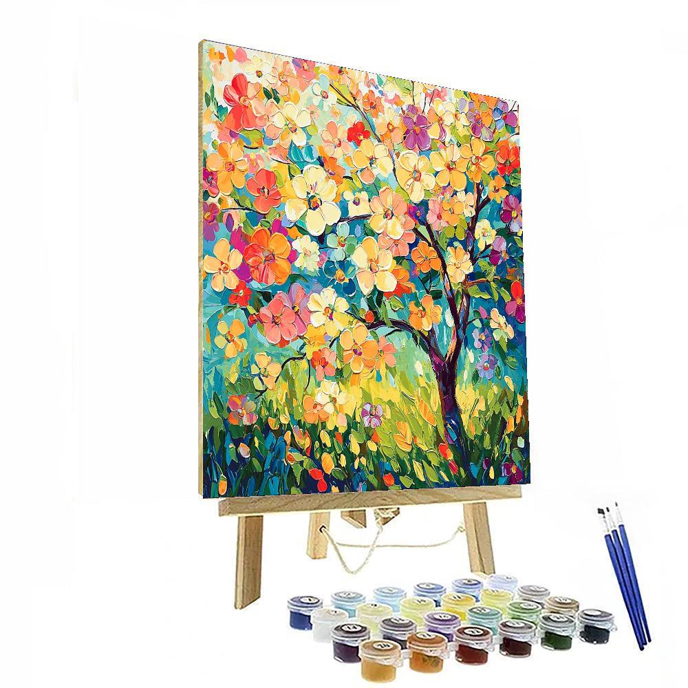 Claude Monet Inspired Bright Blooms Of Spring  Paint By Numbers