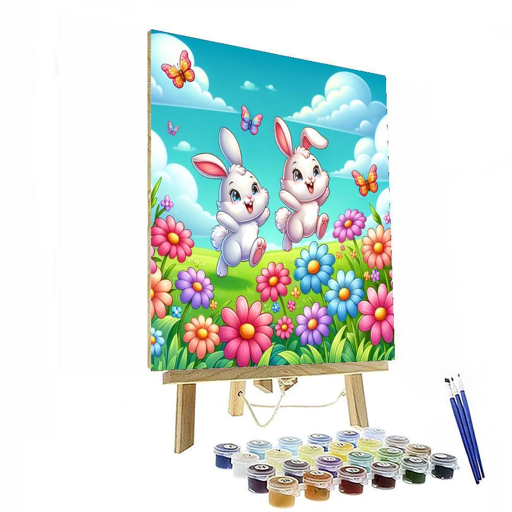 Bouncing Bunny Fun Paint By Numbers