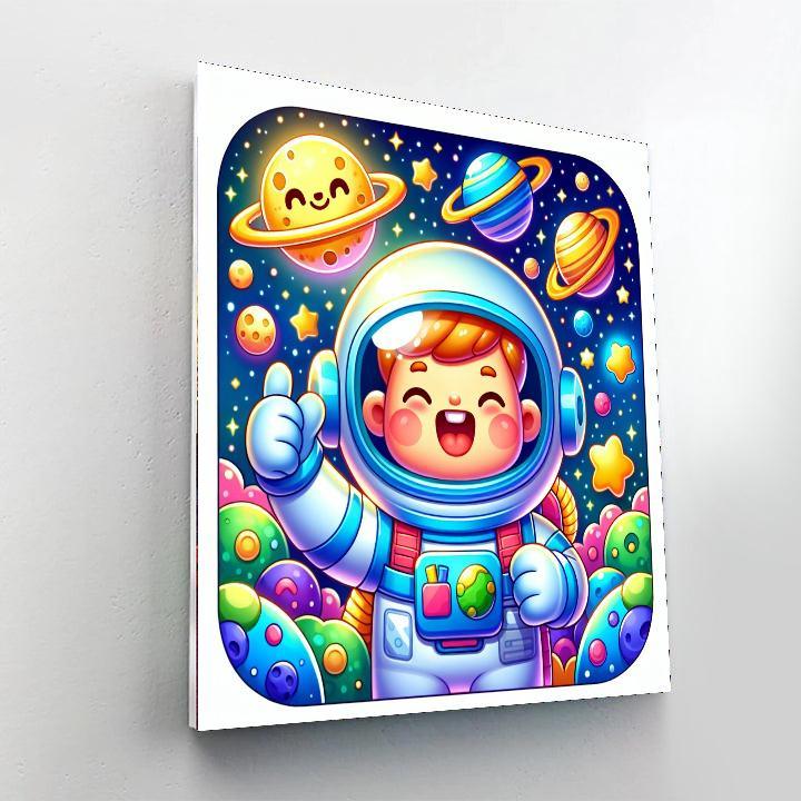 Super Space Explorer Painting By Numbers Kit