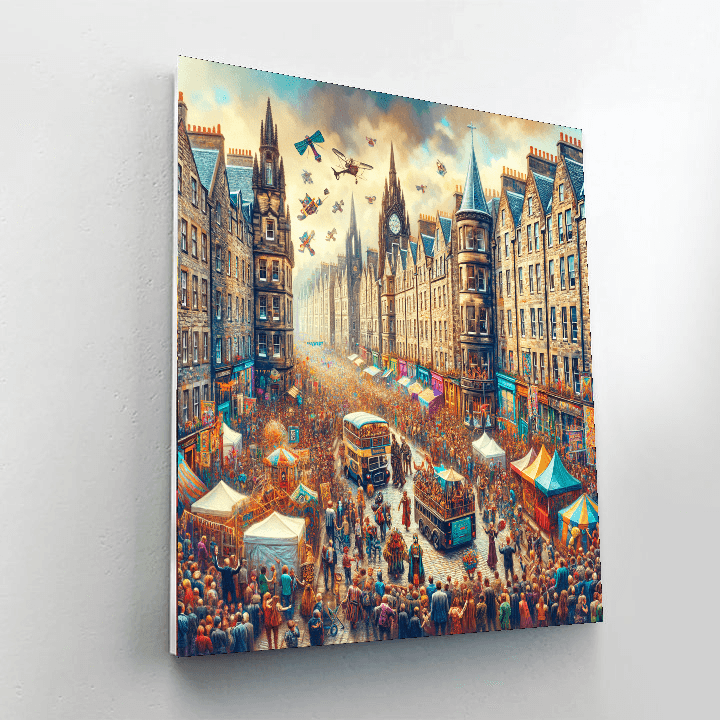 Edinburgh Fringe Festival - Uk Paint By Color