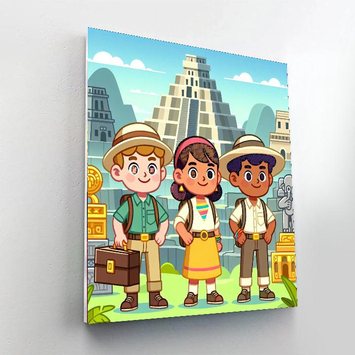 Mystery Of The Lost City Paint By Numbers Art