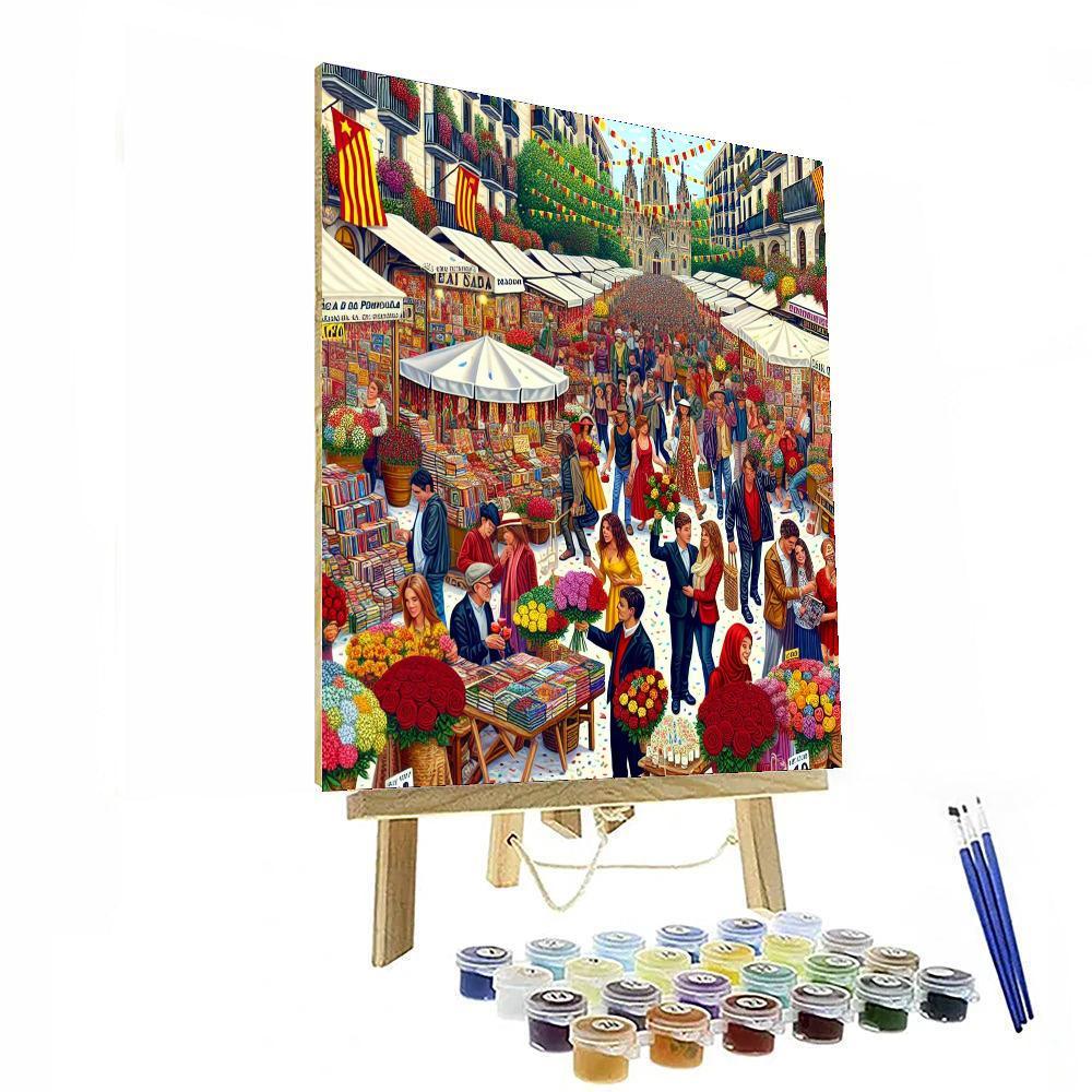 Dia De Sant Jordi - Spain DIY Paint By Numbers