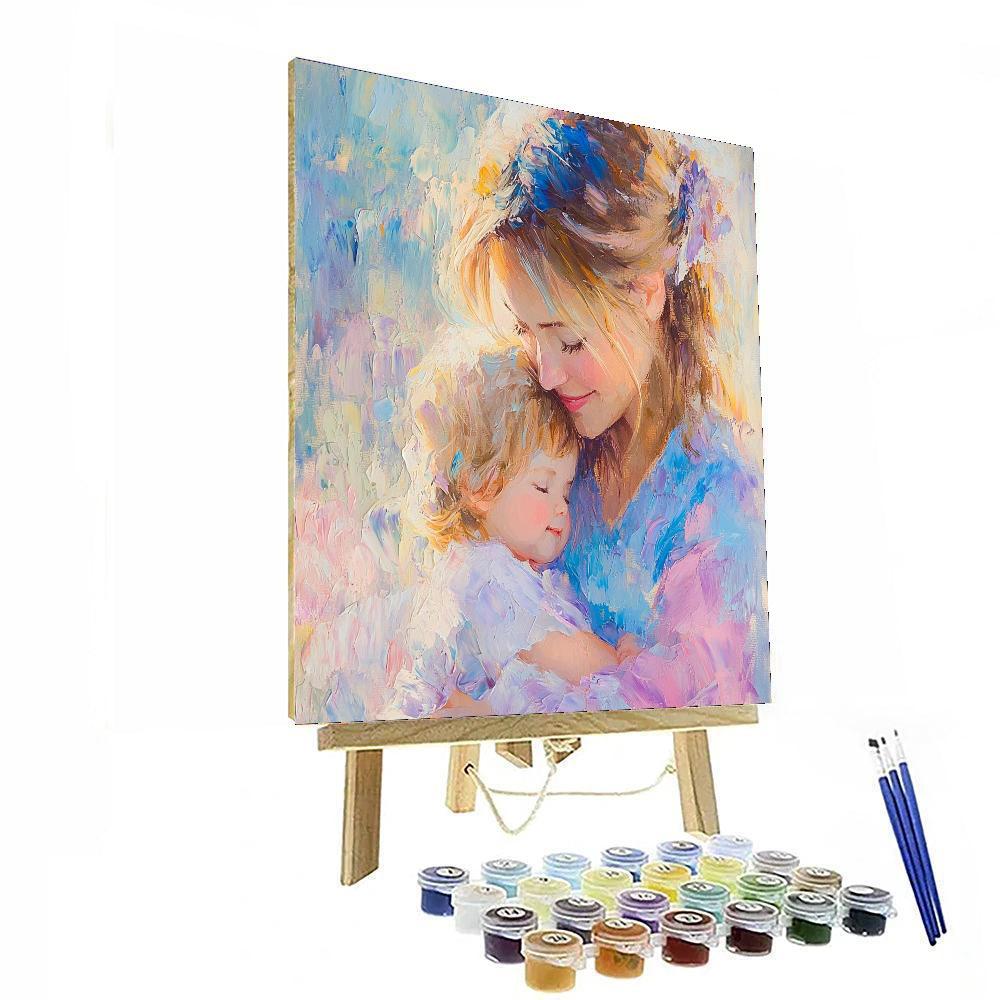 Tender Moments In Pastel Painting Number Kit