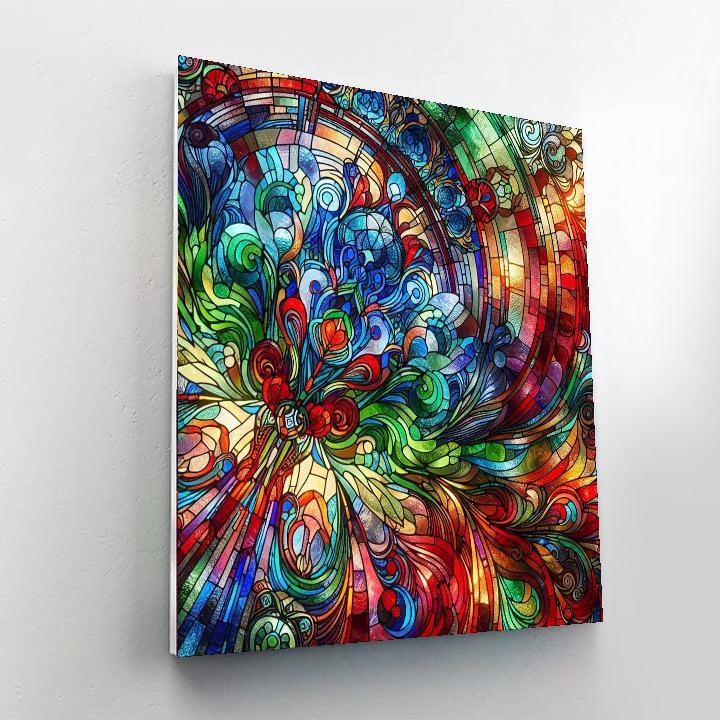 Stained Glass Radiance Numbered Painting Kits