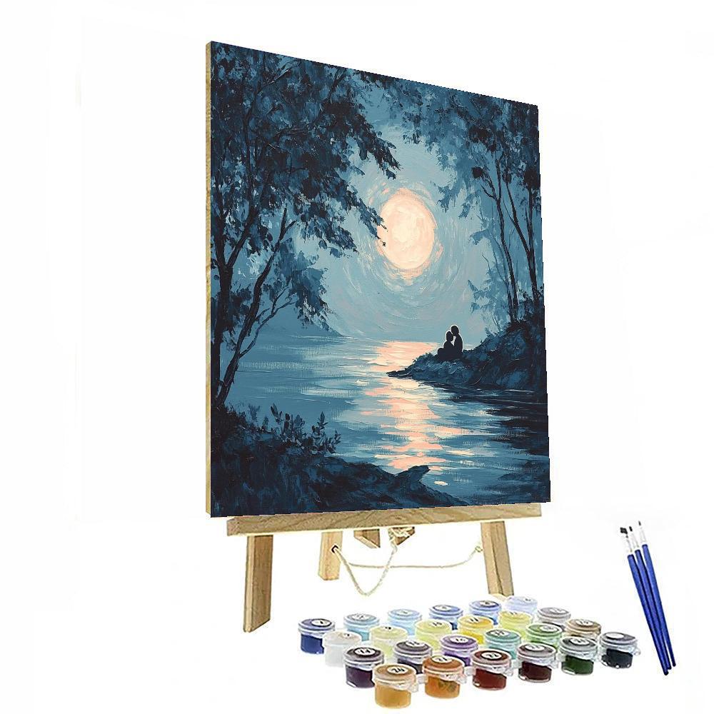 Lullaby Under The Moon Painting Number Kit