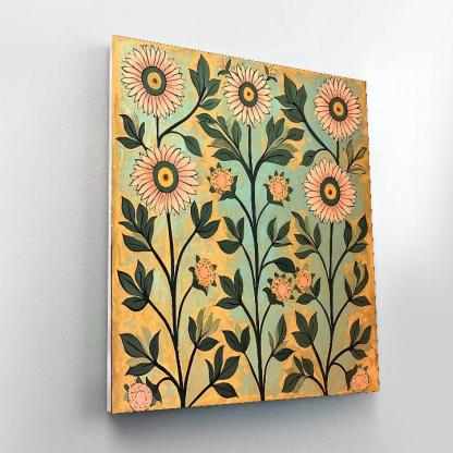 Nandalal Bose Inspired Serenade Of Flora  Painting Number Kit