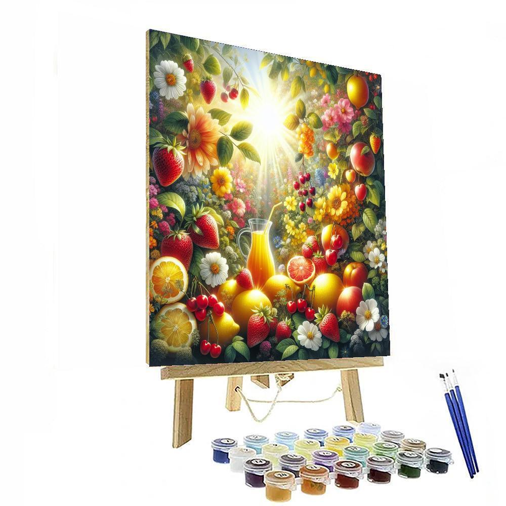 Colorful Fruit Garden Numbered Painting Kits