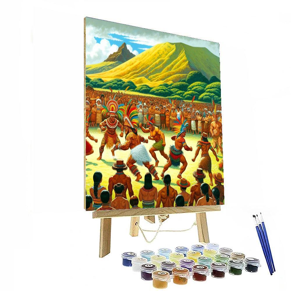 Tapati Rapa Nui - Easter Island DIY Paint By Numbers