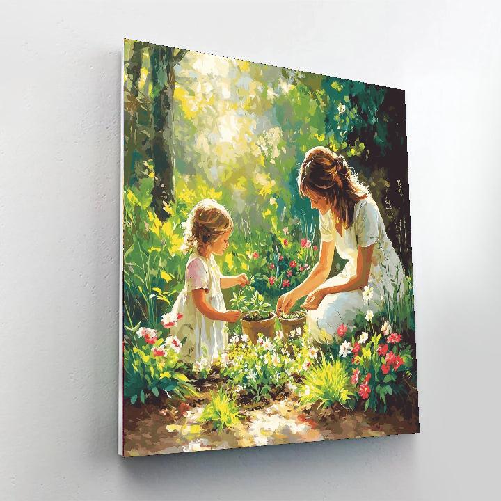 Garden Of Mother's Dreams Number Painting