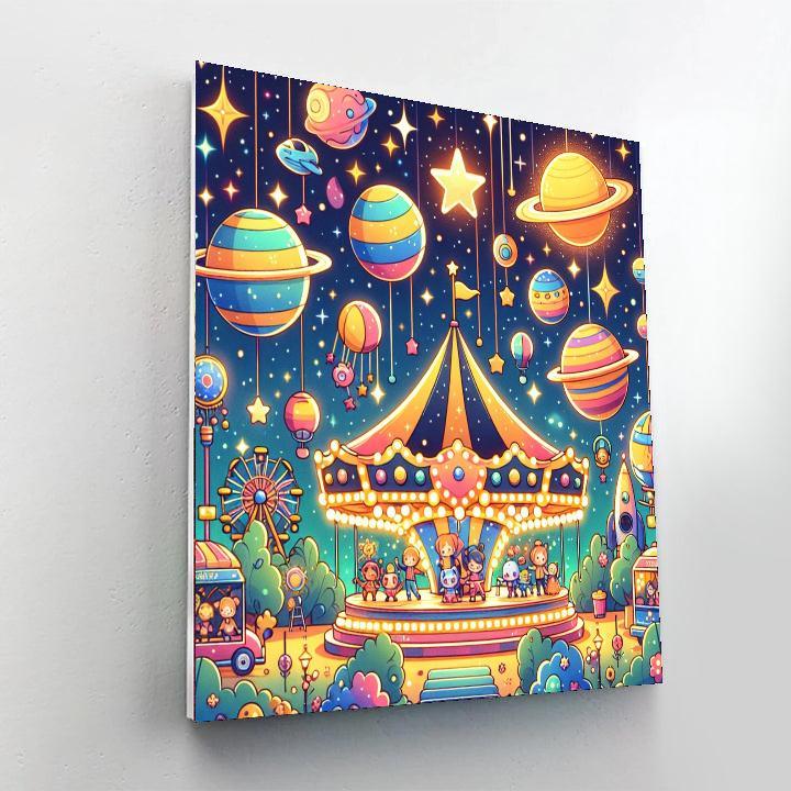 Cosmic Carnival Journey Paint By Numbers