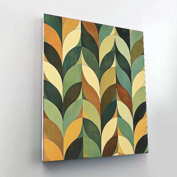 Leonardo Da Vinci Inspired Nature's Geometry  Paint By Numbers Kits