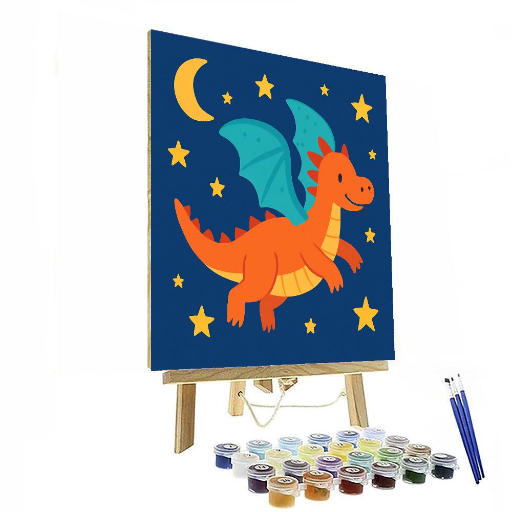 Magical Dragon's Tale DIY Paint By Numbers