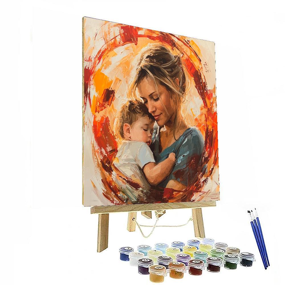 Mother’s Silent Strength Paint By Number