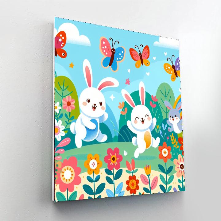 Playful Garden Frolic Paint By Numbers Kits