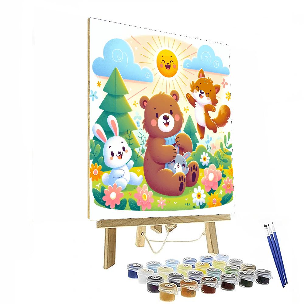 Cuddly Animal Pals Paint By Numbers Kits