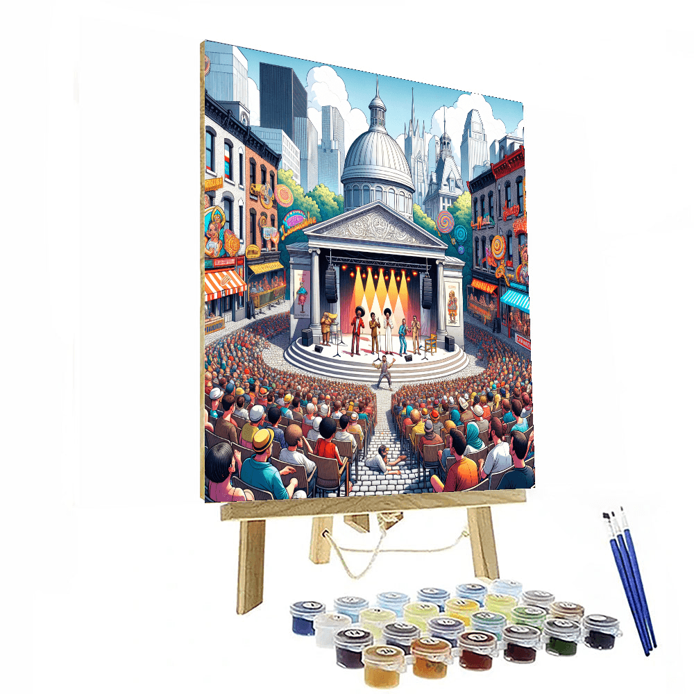 Just For Laughs Festival - Montreal Paint By Numbers Art