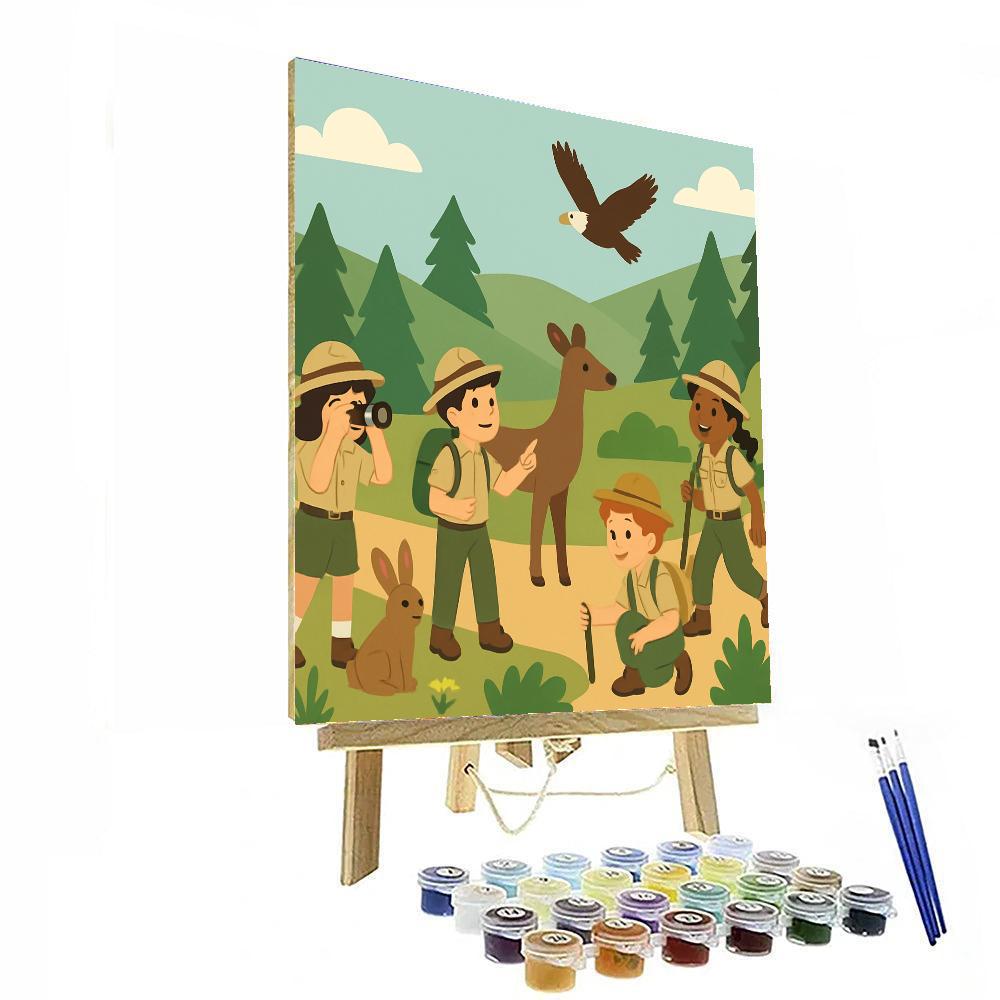 Wilderness Ranger's Journey DIY Paint By Numbers