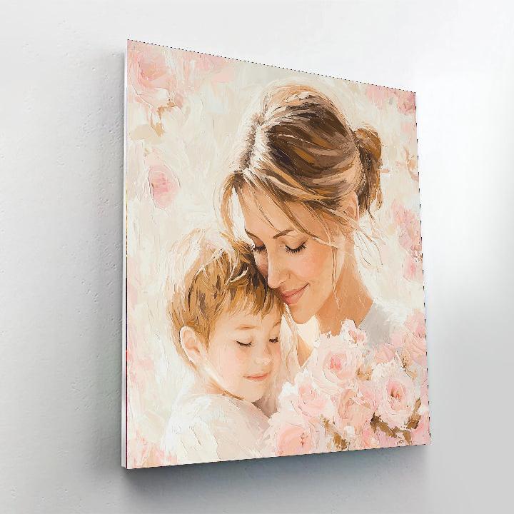 Mom's Heartfelt Hug Painting Number Kit