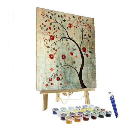 Nandalal Bose Inspired Essence Of The Seasons  Painting Number Kit