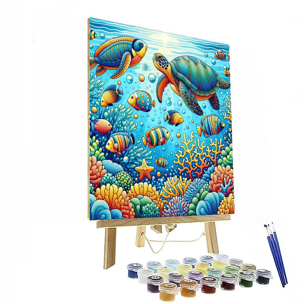 Radiant Ocean Paradise - DIY Painting By Numbers Kit – Artistry Rack