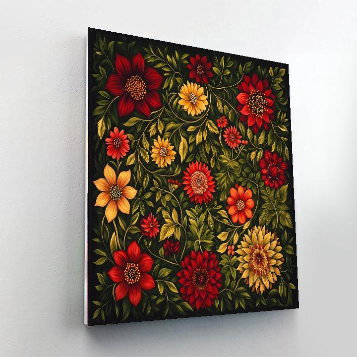 Frida Kahlo Inspired Whispers Of The Ethereal Garden  Painting Number Kit