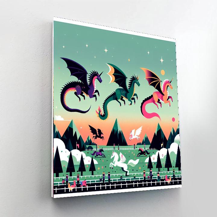 Fantasy Race DIY Paint By Numbers