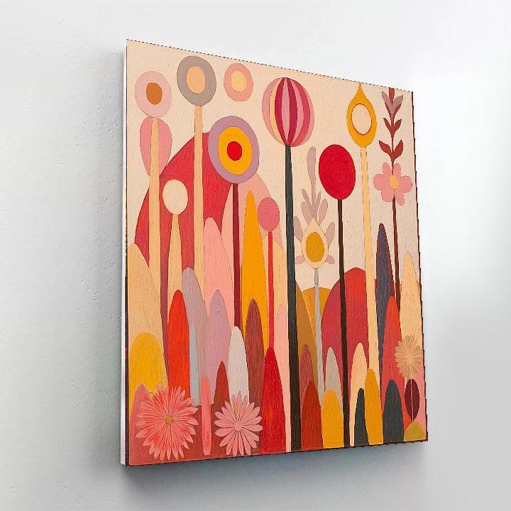 Paul Klee Inspired Imaginary Garden  DIY Paint By Numbers