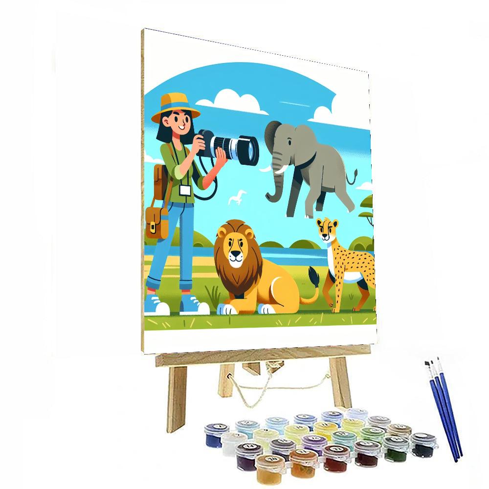 Wildlife Photography Expedition Paint By Number