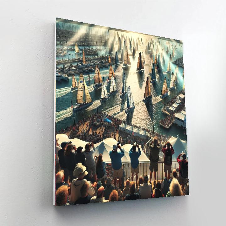 Cowes Week - Isle Of Wight Paint By Numbers Art