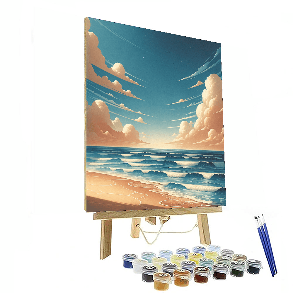 Soothing Coastal Waves - DIY Painting By Numbers Kit – Artistry Rack
