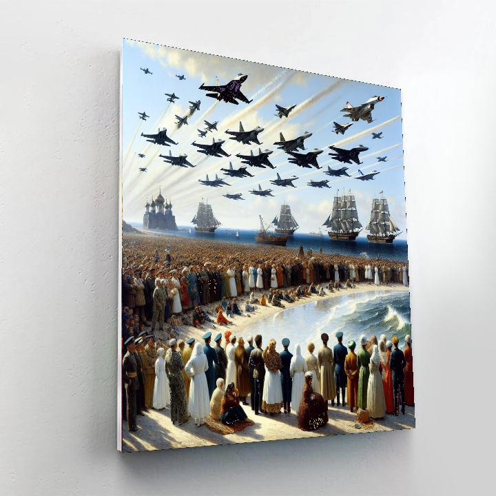 Jersey International Air Display Paint By Number