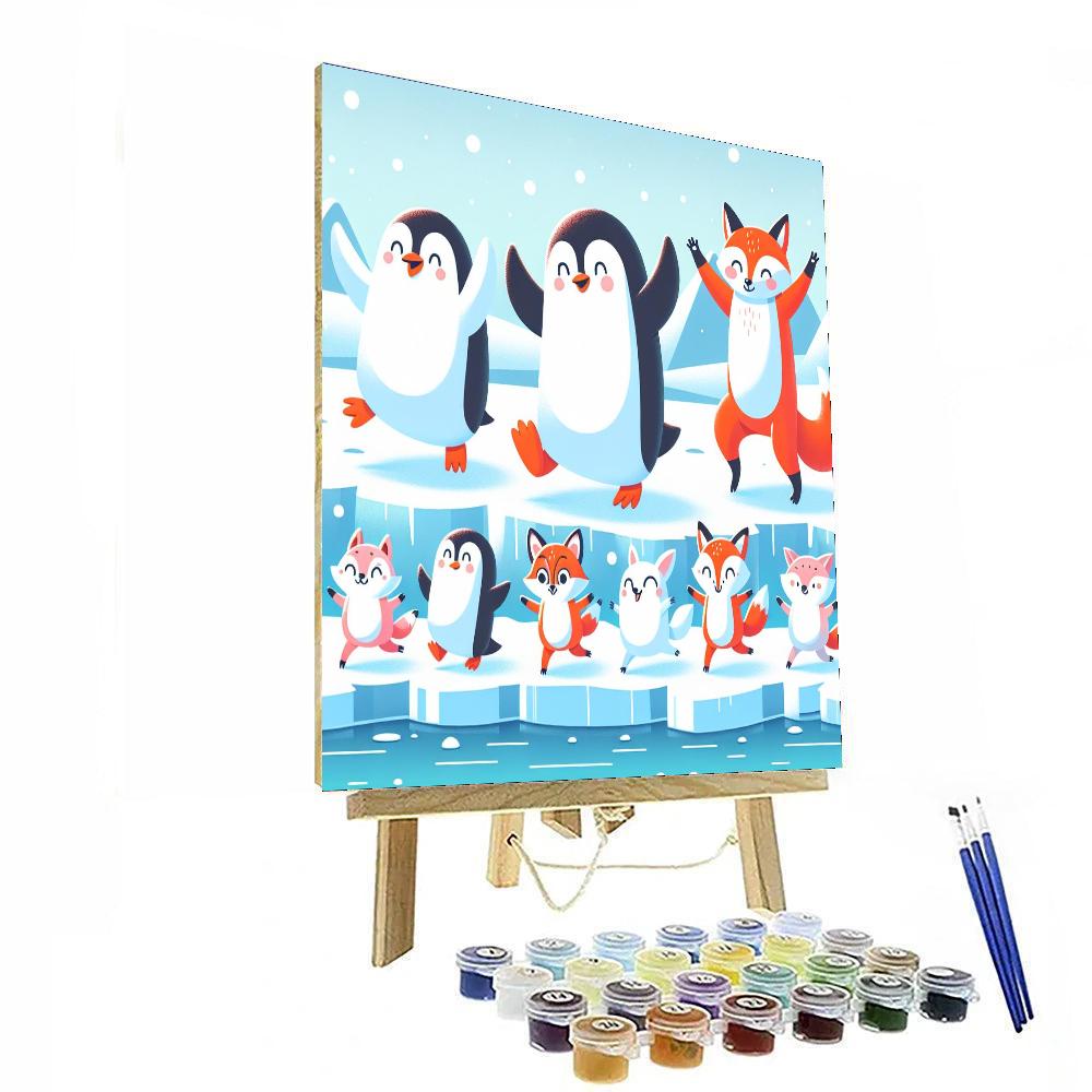 Polar Playmates Parade Painting By Numbers Kit