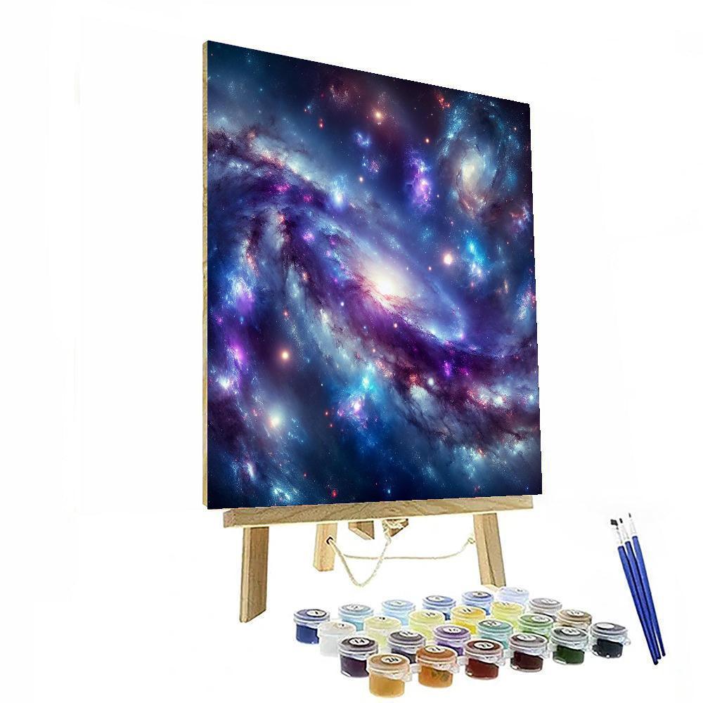 Cosmic Celestial Ballet Painting By Numbers Kit