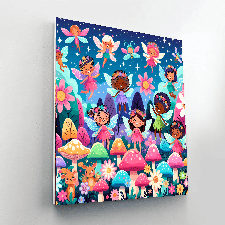Fantasy Fairy Friends Numbered Painting Kits