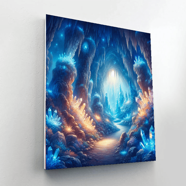 Adventure Through Mystic Caves Number Painting
