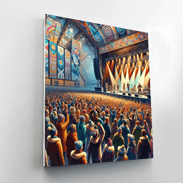 Iceland Airwaves Festival Paint By Color