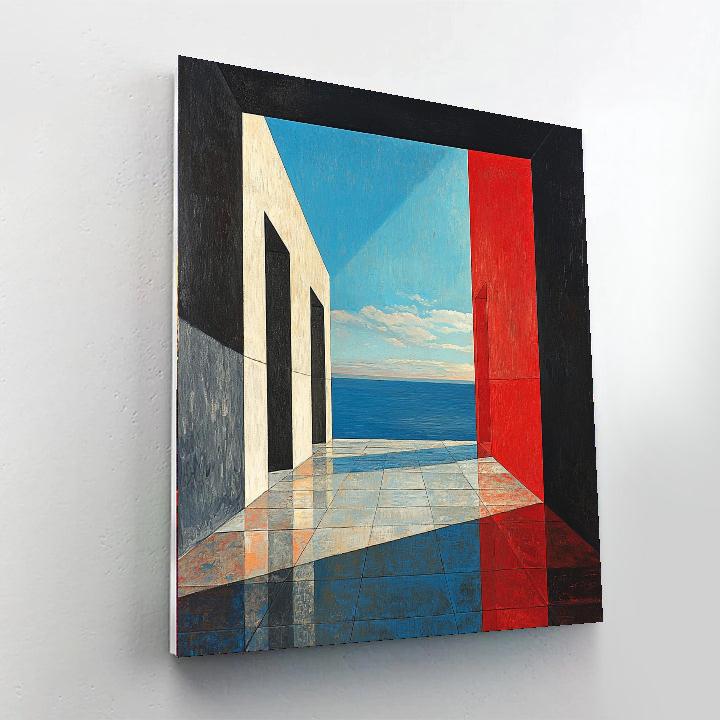 Kazimir Malevich Inspired Dynamic Void  Paint By Numbers